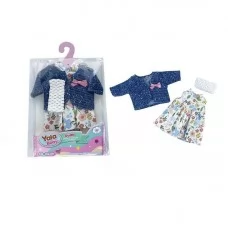 Ляльковий наряд BabyToys YLC 235 L комплект сукня кофта пов'язка