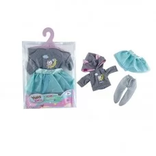 Кукольная одежда BabyToys YLC 235 R комплект с кофтой и колготками
