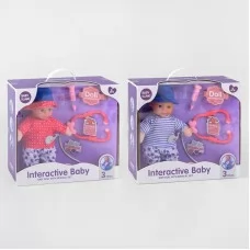 Мягкотелый пупс BabyToys 1861-9/10 со звуками и аксессуарами 35 см