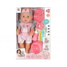 Кукла пупс BabyToys 36 см с аксессуарами и горшком