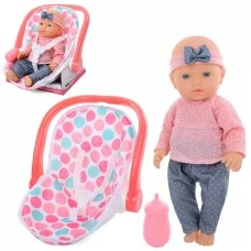 Лялька-пупс BabyToys 6980 35см з люлькою-переноскою