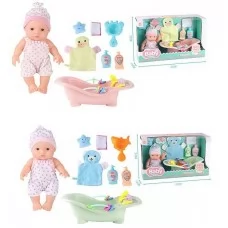 Кукла-пупс BabyToys BLS-W 96 с ванночкой и аксессуарами