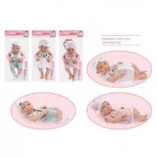 Пупс BabyToys BM 3316-7 с подгузком и бутылочкой, 38 см