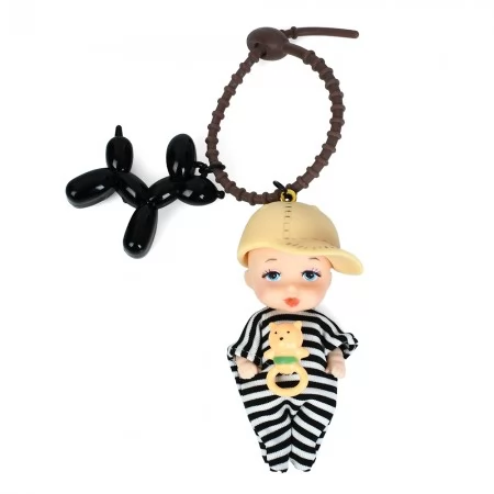 Пупс-брелок BabyToys DH2378 9см з петелькою, 4 види