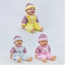 Кукла пупс хохотун BabyToys 2545 смеется пластиковая