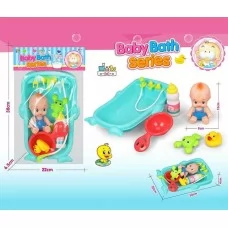 Пупс для купания BabyToys 669-228 с ванночкой для девочки Пупс для купания BabyToys 669-228 с ванночкой для девочки