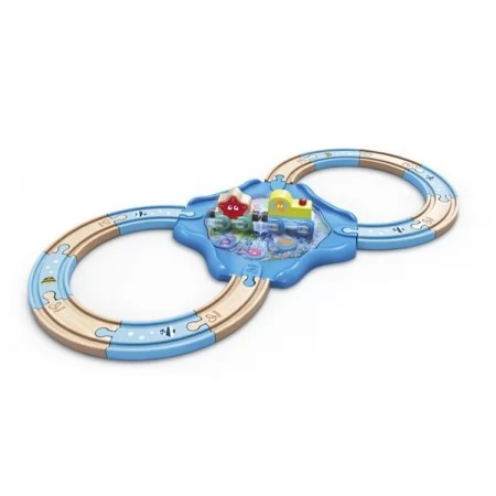 Игрушечная железная дорога Hape Подводный мир 15 эл. E3827 Игрушечная железная дорога Hape Подводный мир 15 эл. E3827