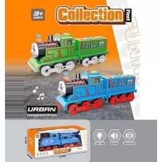 Детский поезд BabyToys 2389 разные цвета пластмасса
