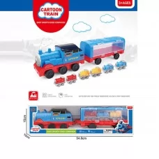 Инерционный поезд BabyToys 412-1 с тремя вагонами
