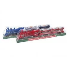 Поезд инерционный BabyToys 538 B-2X 55 см, 2 вагона