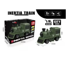 Потяг музичний MJX 110 A 1: 16, на батарейках, інерційний механізм, звук, світлові ефекти, в коробці
