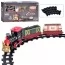 ЖД 2055-3 46-46см,локомотив, вагон 2шт, звук,свет,дым, 11дет,на бат-ке,в кор-ке