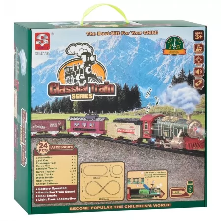 Детская железная дорога BabyToys 3115AB пластиковая