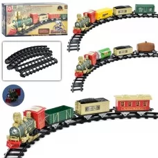Детская железная дорога BabyToys 3117ABC со звуком и светом