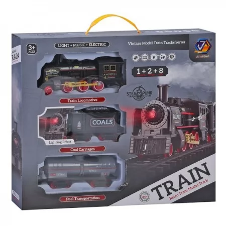 Детская железная дорога BabyToys 652-X6 со звуком и светом