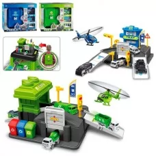 Гараж BabyToys 660-S10-13 з транспортом і дорожніми знаками
