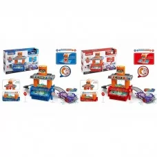 Гараж пластиковый BabyToys 660-S100-101 с автомойкой и машинкой
