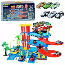 Гараж BabyToys 7158-7 с 6 машинками и знаками Гараж BabyToys 7158-7 с 6 машинками и знаками
