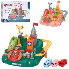 Гараж BabyToys A333-330F з машинками та літаком, 2 кольори