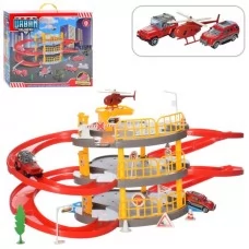 Гараж BabyToys T322-A на 3 уровня с машинками и знаками Гараж BabyToys T322-A на 3 уровня с машинками и знаками