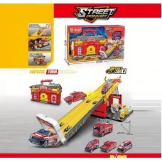 Автотрек BabyToys MH 192 с 2 машинками и запускачом