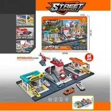 Гараж дитячий BabyToys MH 189 з 6 машинками пластмасовий