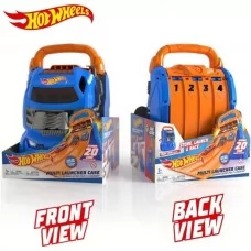 Портативный трек-контейнер с 4 параллельными дорожками Hot Wheels Размер упаковки 18 x 24 x 33 см