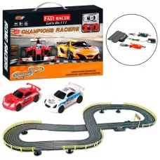 Автотрек BabyToys 6611-B на шнурі, 432 см, 2 машинки