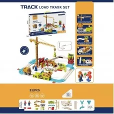 Детский автотрек BabyToys 7738 A с машинкой и краном