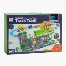 Автотрек BabyToys 899-7 пластиковый 74 детали Автотрек BabyToys 899-7 пластиковый 74 детали