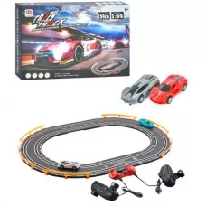 Автотрек BabyToys 9018D с пультом, 154 см, 2 машины