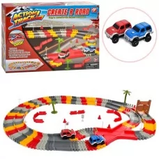 Автотрек BabyToys CF2212 108см с машинками и дорожными знаками