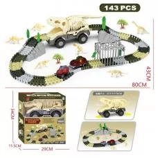 Автотрек BabyToys P 921 с 3 машинками и подсветкой