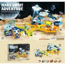 Автотрек BabyToys T 918 A зі світлом і звуком, 6 машинок Автотрек BabyToys T 918 A зі світлом і звуком, 6 машинок