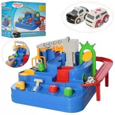 Автотрек BabyToys T102A-1 с подвижными машинками полиция