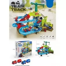 Автотрек BabyToys Т 911 А з музикою та підйомником Автотрек BabyToys Т 911 А з музикою та підйомником