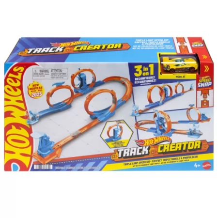 Трек "Тройная петля" серии "Track Creator" Hot Wheels Материал Пластик ,
Размер упаковки 12 x 44 см