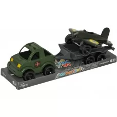 Набор авто Kid cars военный 3 шт на планшете Tigres 39997