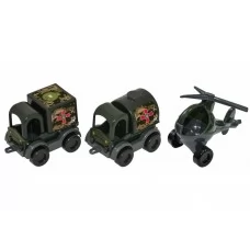Набор авто Kid cars военный 3 шт Tigres 39998