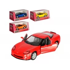 Машинка инерционная металлическая Chevrolet Corvette Z06, KT5320W, открываются двери, Kinsmart