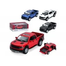 Машинка инерционная металлическая Ford F-150, KT5365W, 12,5 см, открываются двери, Kinsmart