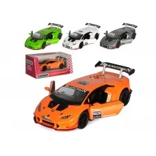 Машинка інерційна металева Lamborghini, KT5389W, 12 см, відчиняються двері, Kinsmart