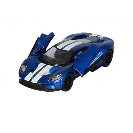Машинка инерционная металлическая Ford GT 2017, KT5391WF, 12,5 см, открываются двери, Kinsmart