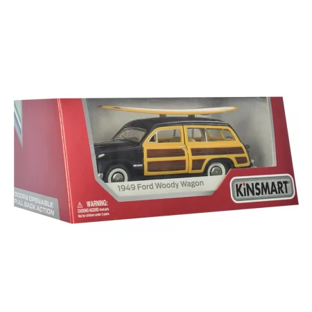 Машинка инерционная металлическая 1949 Ford, 12 см, открываются двери, Kinsmart KT5402WS1