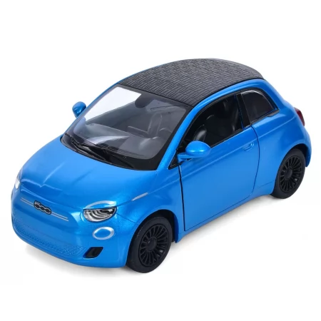 Машинка металлическая инерционная Fiat 500e Kinsmart KT5440W