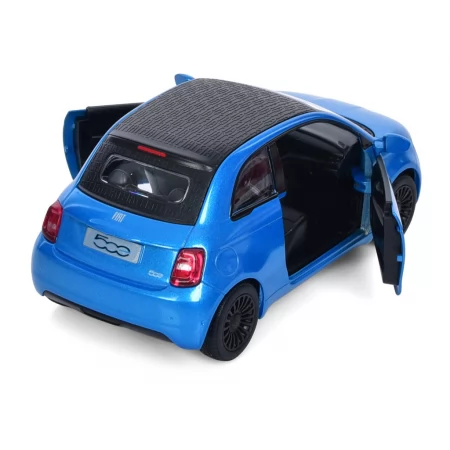 Машинка металлическая инерционная Fiat 500e Kinsmart KT5440W