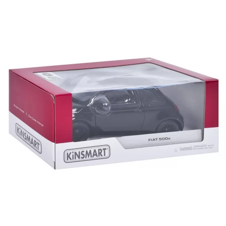 Машинка металлическая инерционная Fiat 500e Kinsmart KT5440W