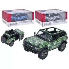 Машинка металлическая инерционная Джип 2022 Ford Bronco Camo Edition Kinsmart KT5445WA Машинка металлическая инерционная Джип 2022 Ford Bronco Camo Edition Kinsmart KT5445WA