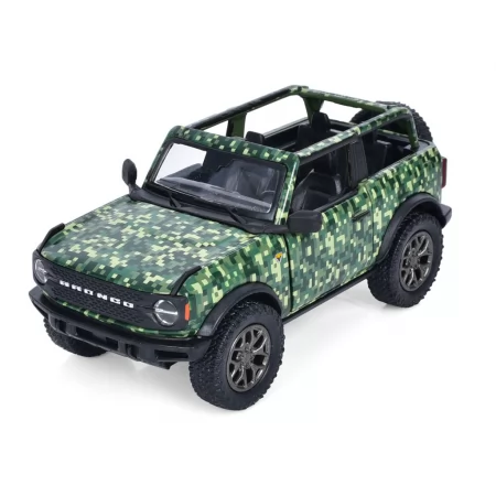 Машинка металлическая инерционная Джип 2022 Ford Bronco Camo Edition Kinsmart KT5445WA Машинка металлическая инерционная Джип 2022 Ford Bronco Camo Edition Kinsmart KT5445WA