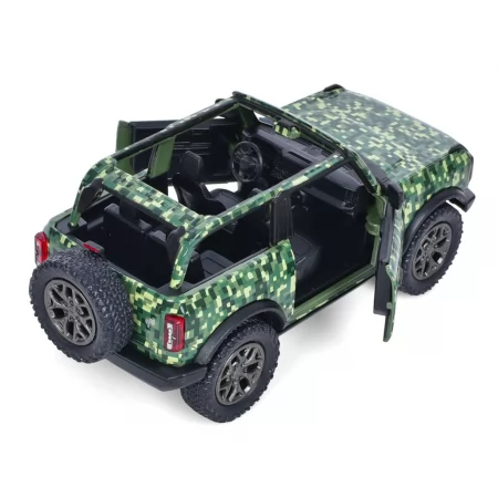Машинка металлическая инерционная Джип 2022 Ford Bronco Camo Edition Kinsmart KT5445WA Машинка металлическая инерционная Джип 2022 Ford Bronco Camo Edition Kinsmart KT5445WA